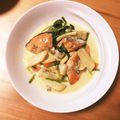 あかりもみじ's cooksnap of when they made 鮭とかぶのクリーム煮.