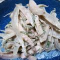 ゆりぼぉ's cooksnap of when they made ★鶏ハムとごぼうの和風サラダ　*Ym*.
