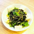 YUZVIO's cooksnap of when they made 水菜と豆腐のサラダ.