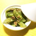 みぃーーみ☆'s cooksnap of when they made 絹さやの胡麻和え☆.