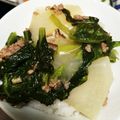 オーロラライト's cooksnap of when they made ご飯が進む♪カブと椎茸の中華そぼろ煮.
