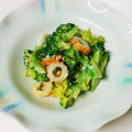 taako1552's cooksnap of when they made ちくわとブロッコリーのごまマヨ.