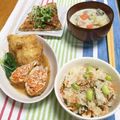 まゆこ．Ｍ's cooksnap of when they made お手軽★　ピンクが可愛い桜えび炊込みご飯.