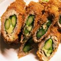 にくたまご's cooksnap of when they made アスパラが美味しい♪肉巻きフライ★.