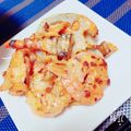 yuka✴︎'s cooksnap of when they made 海老と蓮根のオーロラサラダ.