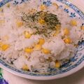 westerly's cooksnap of when they made ちょっと余ったコーンdeおにぎり.