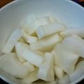 じにょへい's cooksnap of when they made 手軽で美味しい❤大根のお漬物❤.