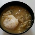 ♡ゆづき♡'s cooksnap of when they made もやし･玉葱･人参･落とし卵の味噌汁♪.