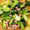 ☆コルリカ★'s cooksnap of when they made ❀簡単❀小松菜といかの塩辛炒め.