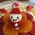 あおママ★'s cooksnap of when they made クリスマスケーキに♪イチゴのサンタさん.