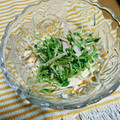 万里愛's cooksnap of when they made 豆苗とハムの胡麻マヨ和え.