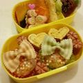 もリンゴ's cooksnap of when they made 大人 キャラ弁 らぶりぃ弁当.