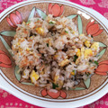 aaaw☆'s cooksnap of when they made 山椒香る♪しらすと小エビの和風チャーハン.