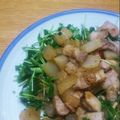 さくらンボー's cooksnap of when they made 塩レモンが効いた！豚肉と大根の炒めもの.
