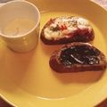 Mawaru7's cooksnap of when they made 黒ゴマメープルトースト☆.