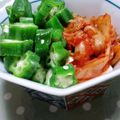 Ｃのキッチン's cooksnap of when they made オクラ☆キムチ豆腐.