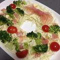 miyukino66's cooksnap of when they made クリスマスにピッタリ☆リースサラダ.