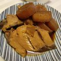 guccho's cooksnap of when they made ＊我が家のこってりブリ大根＊.