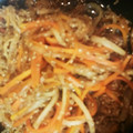 キャラメグ♪'s cooksnap of when they made 簡単♡大根と人参のきんぴら.