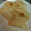 MAX♡'s cooksnap of when they made 余った餃子の皮で明太ジャガもち揚げ.