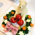 ぴいmam's cooksnap of when they made オラフのクリスマスリースサラダ☆.
