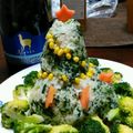 kaakwa's cooksnap of when they made ☆クリスマスツリーピラフ☆.