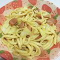 ぴかとぅー's cooksnap of when they made 簡単！ソース焼うどん.