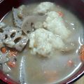 suiray's cooksnap of when they made ☆れんこんすいとん☆.
