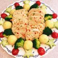 弾丸traveler's cooksnap of when they made レンジで簡単＊おから入り鶏のミートローフ.