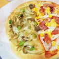 明後日の方向's cooksnap of when they made しめじで照り焼き味のピザ☆.