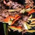 こみなこ's cooksnap of when they made 牛肉とセロリのチンジャオロース.