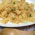 ヒロビリー's cooksnap of when they made 簡単で美味しい！鮭フレークのチャーハン♪.