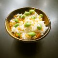 スタイリッシュママ's cooksnap of when they made 簡単☆枝豆&にんじんご飯.