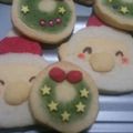 弱虫ケーキ's cooksnap of when they made サンタさんとリースのクッキー.