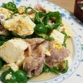 キッチンhide's cooksnap of when they made ゴーヤじゃない！ピーマンチャンプルー.