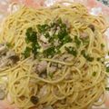 あんこ316's cooksnap of when they made 簡単！ゴマとひき肉とキノコのパスタ.