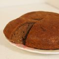 ななクレープ's cooksnap of when they made 炊飯器で！バレンタインチョコバナナケーキ.