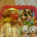 ゆかちんぶたちん's cooksnap of when they made お弁当の…「おかずツナとネギの卵焼き」.