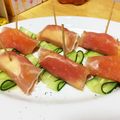 かながゆうへ's cooksnap of when they made 前菜：洋梨とブルーチーズの生ハム巻.
