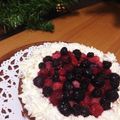 snow012's cooksnap of when they made 簡単手抜きベリーチョコレートケーキ.