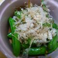 norimilk's cooksnap of when they made ＊スナップえんどうに、かけるだけ！＊.