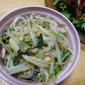 norimilk's cooksnap of when they made 水菜ともやしのポン酢和え.