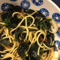 Kadiak's cooksnap of when they made わかめの和風パスタ.