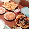 mari助's cooksnap of when they made ＊我が家の中力粉で作る余り物の簡単ピザ＊.