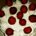 だいこんちびぶ's cooksnap of when they made クリスマスケーキ♡簡単♡.