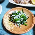 ＴＯＭＯＷＡＴ's cooksnap of when they made 春菊としらすのポン酢和え.