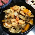 るみしゃん's cooksnap of when they made えびとマッシュルームのアヒージョ.