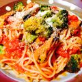 らん、らん's cooksnap of when they made ムール貝のガーリックトマトソースパスタ.
