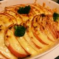 cocotea310's cooksnap of when they made じゃかいもとリンゴのチーズマヨ焼き.