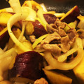kawaramono's cooksnap of when they made 豚肉とさつまいものオイスターソース炒め.